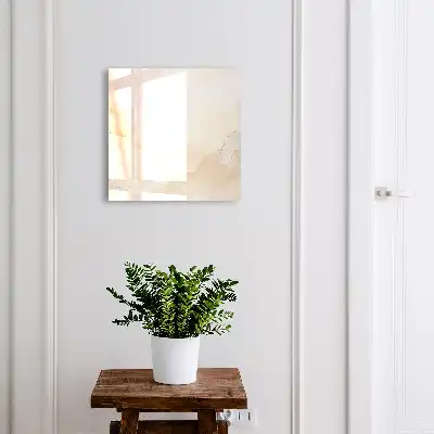 Licht landschap met aquareleffect