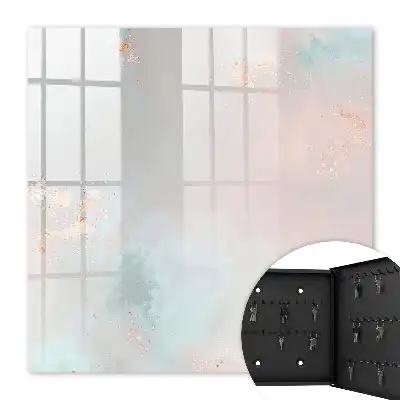 Abstracte kunst met pastelkleuren in thema lichtheid en harmonie