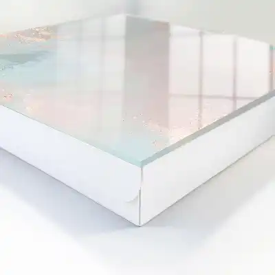 Abstracte kunst met pastelkleuren in thema lichtheid en harmonie