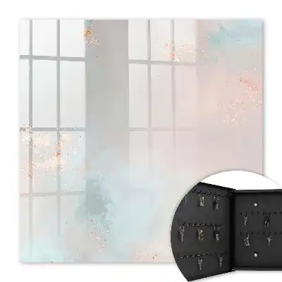Abstracte kunst met pastelkleuren in thema lichtheid en harmonie