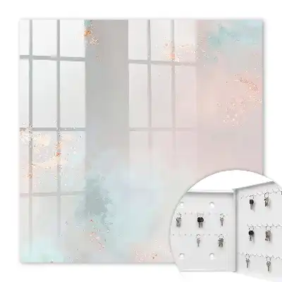 Abstracte kunst met pastelkleuren in thema lichtheid en harmonie