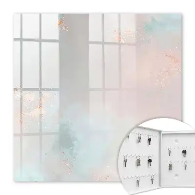 Abstracte kunst met pastelkleuren in thema lichtheid en harmonie