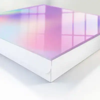 Pastelkleurige golf in harmonieuze kleuren
