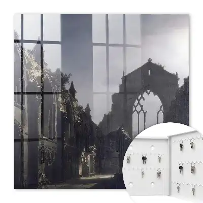 De mysterieuze ruïnes van een zachte avond