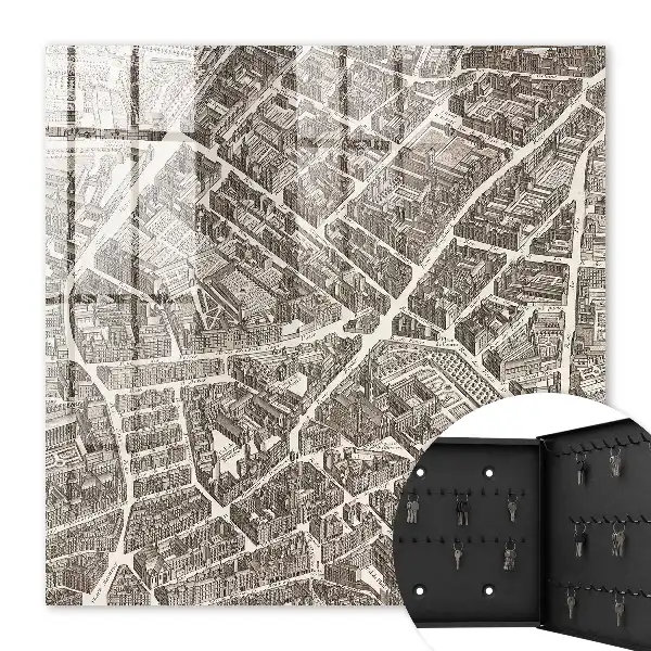 Stadsplattegrond in klassieke stijl