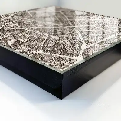 Stadsplattegrond in klassieke stijl