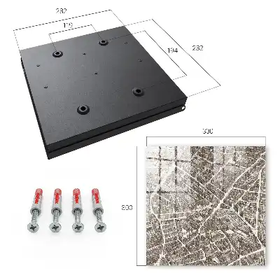 Stadsplattegrond in klassieke stijl
