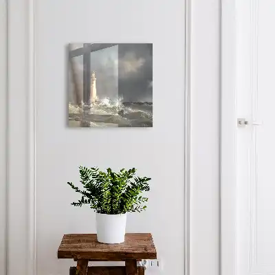 Stormachtig zeegezicht
