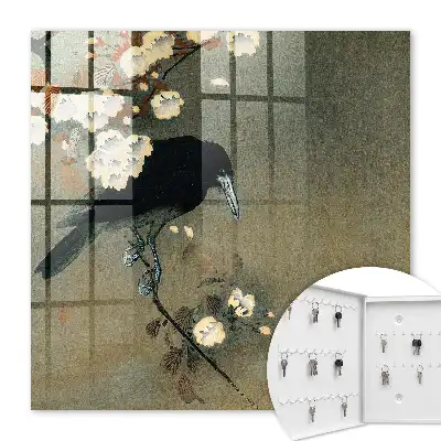 Ohara Koson kraai en kersenbloesems