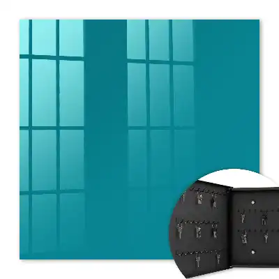 Koele turquoise tint met een kalme uitstraling