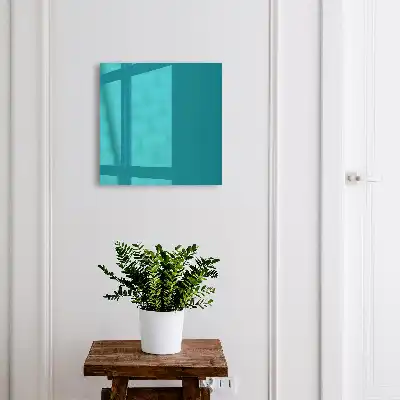 Koele turquoise tint met een kalme uitstraling