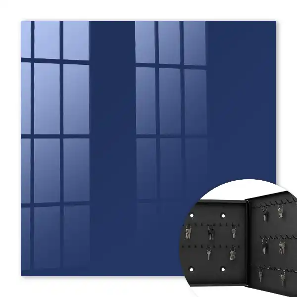 Levendige marineblauwe minimalistische stijl