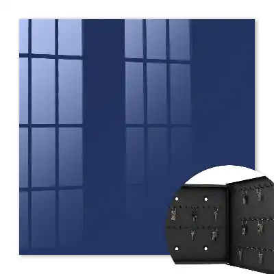 Levendige marineblauwe minimalistische stijl