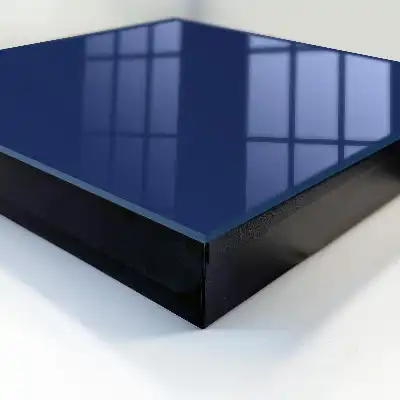 Levendige marineblauwe minimalistische stijl