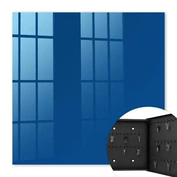 Donkerblauwe moderne interieurdecoratie