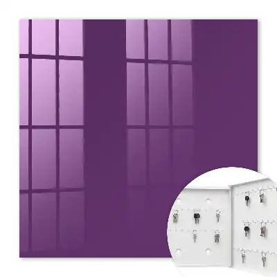 Minimalistisch modern design in sterk paars