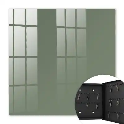 Donker saliegroene effen kleur