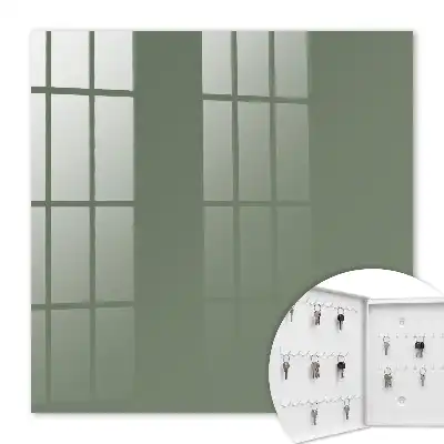 Donker saliegroene effen kleur