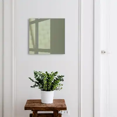 Donker saliegroene effen kleur