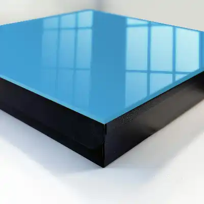 Blauw water eenvoud en elegantie