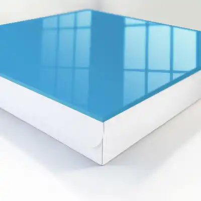 Blauw water eenvoud en elegantie