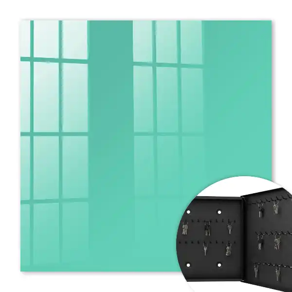 Minimalistisch design in mintgroen