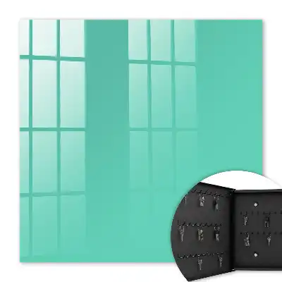 Minimalistisch design in mintgroen