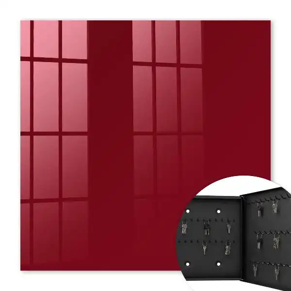 Bordeauxrode minimalistische en elegante decoratie
