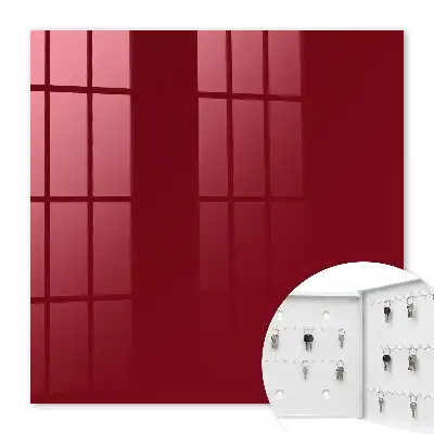 Bordeauxrode minimalistische en elegante decoratie