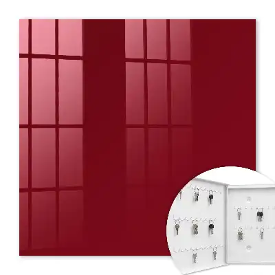 Bordeauxrode minimalistische en elegante decoratie