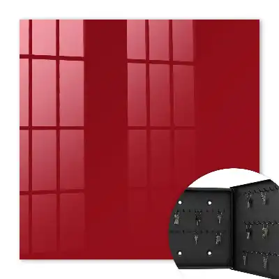 Minimalistische stijl in bordeauxrood
