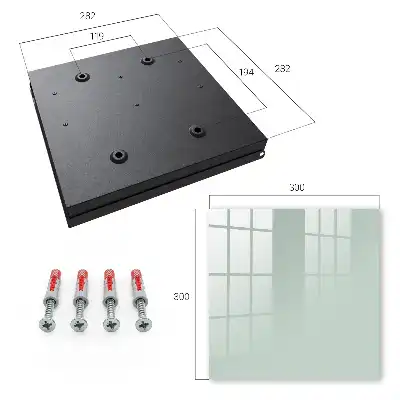 Minimalistisch design in licht mintgroen