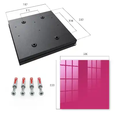 Minimalistische fuchsia-roze decoratie
