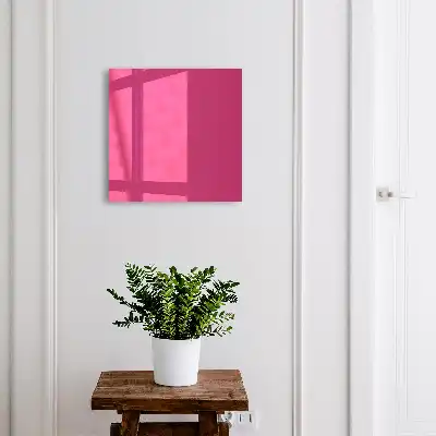 Minimalistische fuchsia-roze decoratie
