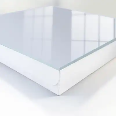 Minimalistisch design in grijsblauw
