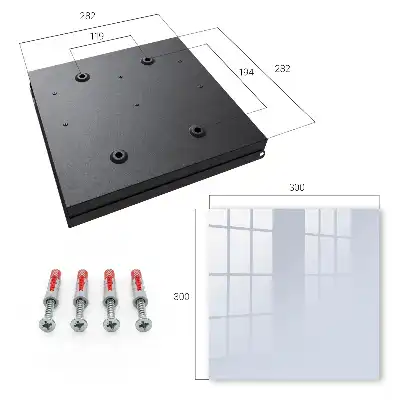 Minimalistisch design in grijsblauw