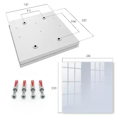 Minimalistisch design in grijsblauw