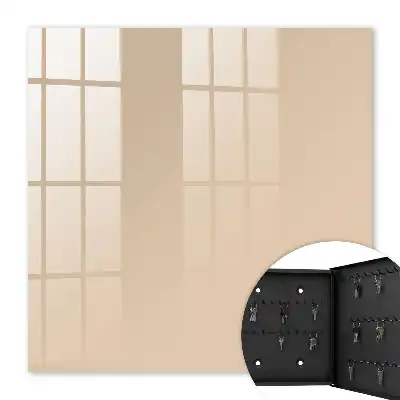Beige en oranje decoratie in rustige elegantie
