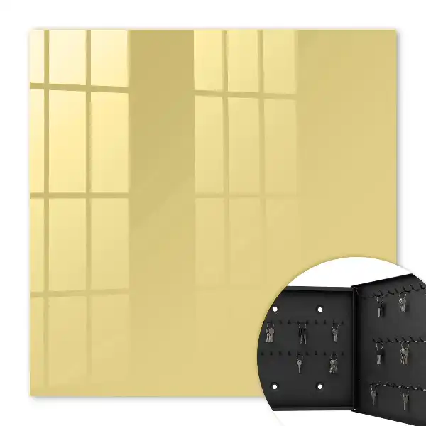 Minimalistisch design in pastelgeel