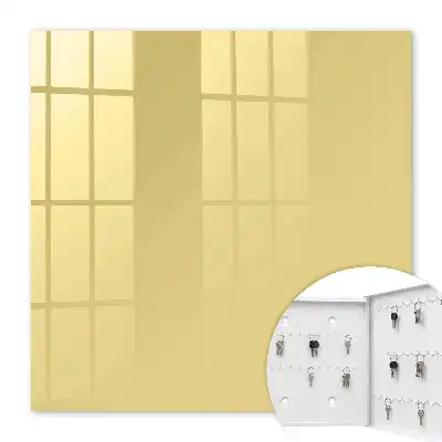 Minimalistisch design in pastelgeel