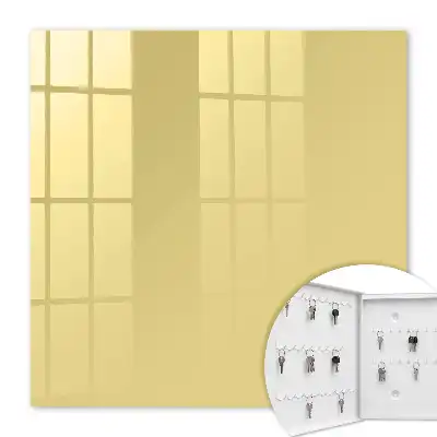 Minimalistisch design in pastelgeel