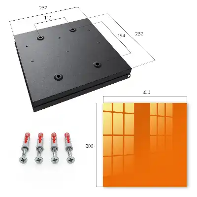 Sterke oranje warmte-energie