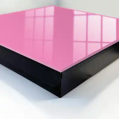 Koel roze kleur zonder versieringen