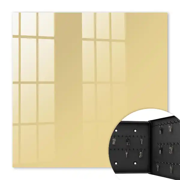 Rustige compositie in beige en geel