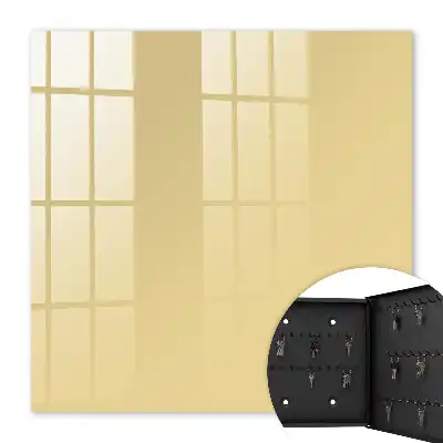 Rustige compositie in beige en geel
