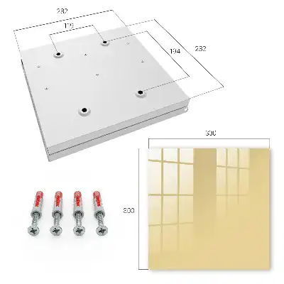 Rustige compositie in beige en geel