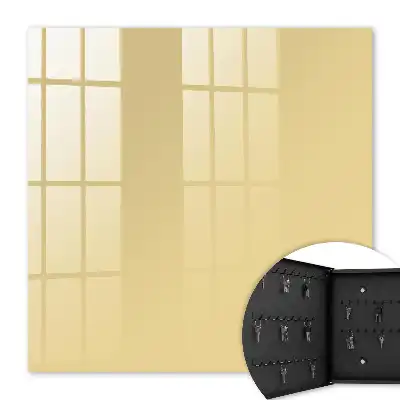 Rustige compositie in beige en geel