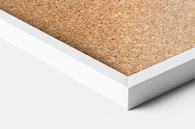 Kurk prikbord in een witte lijst 100x70