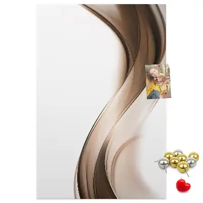 Prikbord van kurk Abstracte golf