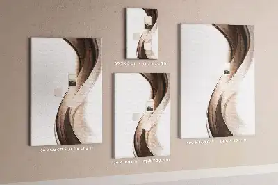 Prikbord van kurk Abstracte golf